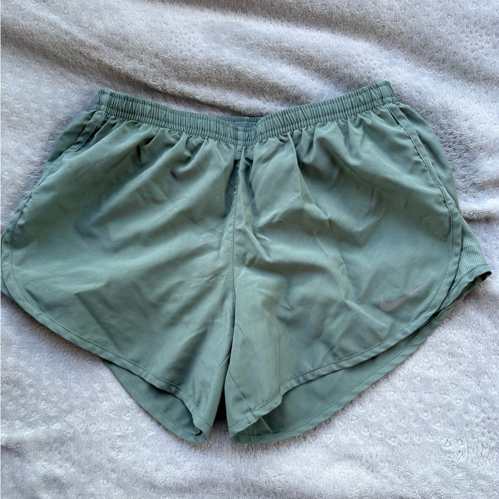 Nike Women's Sage Green Athletic Shorts